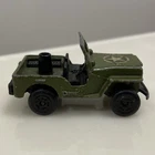 Vintage Matchbox Lesney Superfast 1976 No. 38 Jeep Army Green 1/64 Die-Cast
