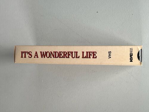 1946 It's A Wonderful Life Video Film Classics James Stewart Donna Reed B&W VHS - Picture 4 of 8