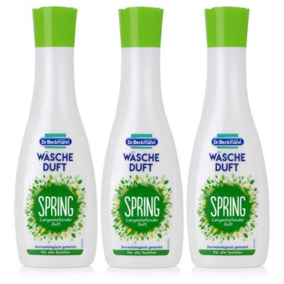 Dr.Beckmann Wäsche Duft Spring 250ml - Für alle Textilien geeignet (3er Pack)
