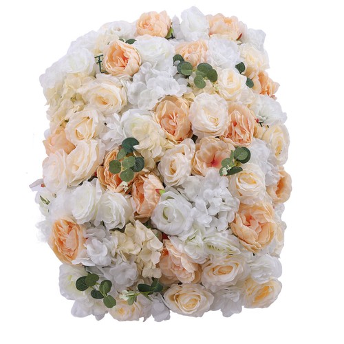 6 Piezas Pared Flor Artificial Seda Pared Rosa Boda Fondo Decoración - Imagen 17 de 22