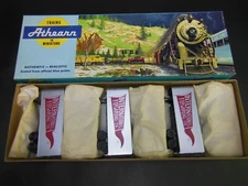 HO SCALE ATHEARN INTERNATIONAL 20' PIGGY BACK TRAILER VANS X6