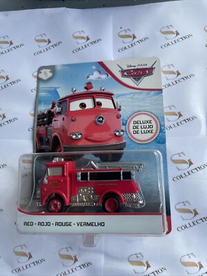 DISNEY PIXAR CARS RED FIRE TRUCK RED ROJO ROUGE VERMELHO RARE | eBay