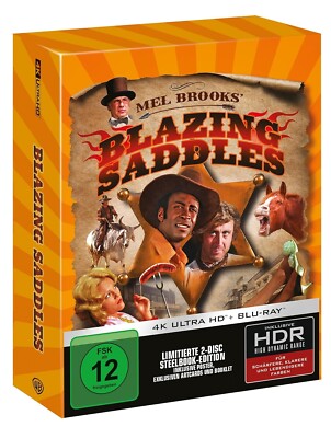 Blazing Saddles - Wilde Wilde Westen(1974)[4K Ultra HD Blu-ray & Blu-ray/Neu/OVP