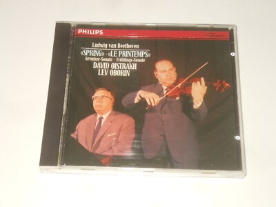 David Oistrakh - Violin - CD - BEETHOVEN - Sonatas Nos. 9 & 5 -Kreutzer / Spring