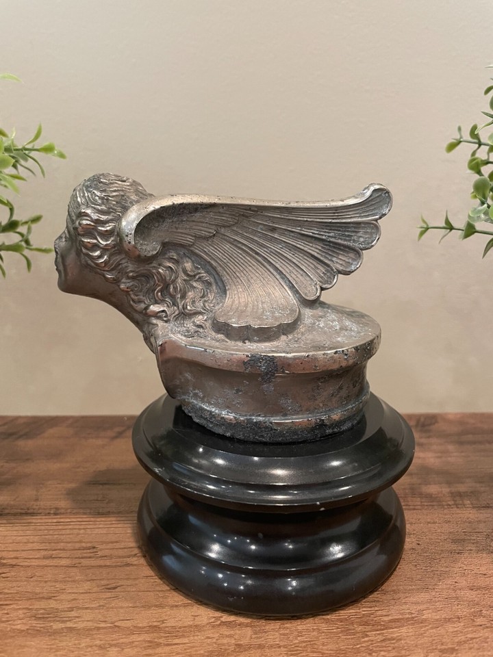 Vintage 1920s Buick Flying Lady Radiator Cap/Hood Ornament with Stand ...