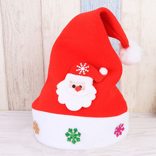 Cappelli di Babbo Natale Buon Natale Festa Cappellino Natalizio con Paillettes Luminose - Foto 3 di 6