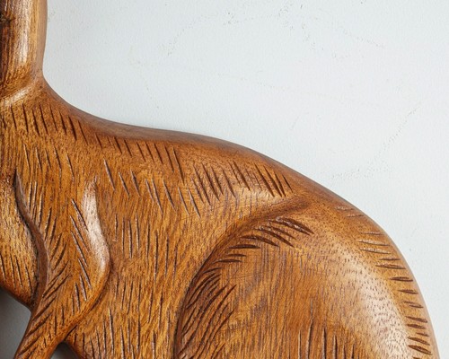 Holzkänguru Wandkunst, australisches Tier, Wallaroo Statue, Weihnachtsgeschenk - Bild 7 von 7