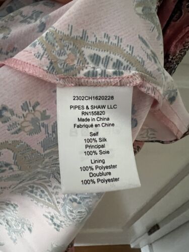 NWT $698 Veronica Beard Size 0 Leia Silk Halter Maxi Dress in Peony Pink - Picture 6 of 6