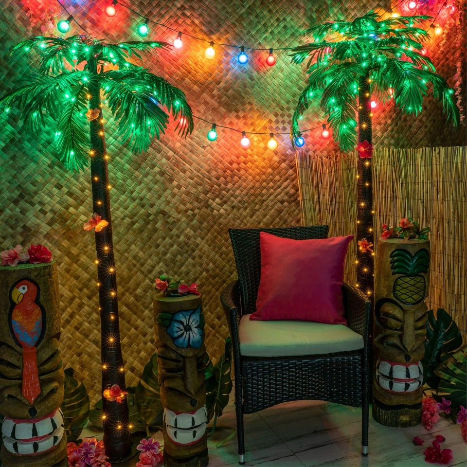 LED Lighted Palm Tree Artificial Palm Tree Party Decoration with Remote Control - Image 2 of 4