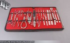 24 PCS NEW FULL RANGE STAINLESS STEEL MANICURE AND PEDICURE TOOL KIT/SET BTS-165