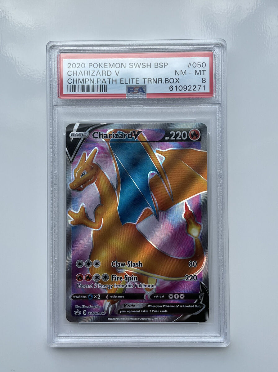 Pokemon Card Charizard V SWSH050 Holo Promo Champions Path Pokemon Card Charizard V SWSH050 Holo Promo Champions Path