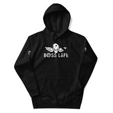 Boss Life Skull Life ,Eye of Ra sleeve Unisex Hoodie