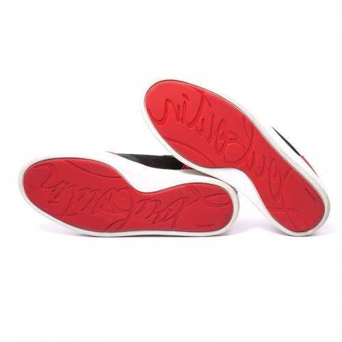 Christian Louboutin スニーカー Happyrui ラバーメッシュレザー CHRISTIAN LOUBOUTIN Happyrui Spiked Leather Sneakers for Men