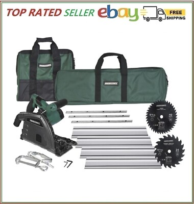 #ad #ad 10 Amp Corded 6 1 2quot; Plunge Cut Circular Saw Kit with 110quot; Guide Track System $349.00