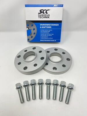40mm 2x20mm Spurverbreiterung SCC für VW + Radschrauben 4x100 57,1 Spurplatten