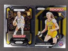 2024 Panini WNBA Prizm Monopoly CAMERON BRINK Rookie + Insert Base #39 Sparks -B