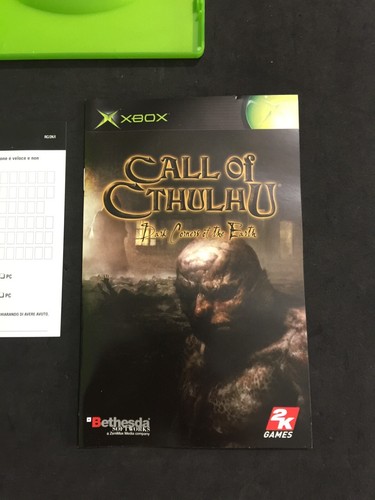 CALL OF CTHULHU DARK CORNERS OF EARTH XBOX PRIMO MODELLO PAL ITA USATO BELLO - Imagen 5 de 7