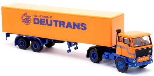 Brekina - Volvo F 89 Koffer Pritsche Plane Sattelzug - LKW 1:87 H0 - Bild 20 von 27