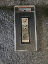 Ben Oglivie Last Career Game Full Ticket Oct 5 1986 Toronto Blue Jays PSA 8 NM