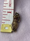 VINTAGE STERLING SILVER OWL OF KNOWLEDGE WISE OWL GRADUATION CHARM Gold Plate? — photo 4