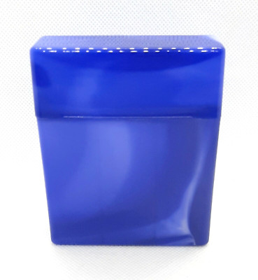 KSI Blue King Size Flip-To-Open Divided Cigarette Case - Holds 27 Cigarettes!