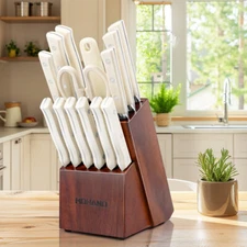 14 Pcs Kitchen Knives Handmade HAND FORGED CARBON STEEL CHEF KNIFE Cleaver Set