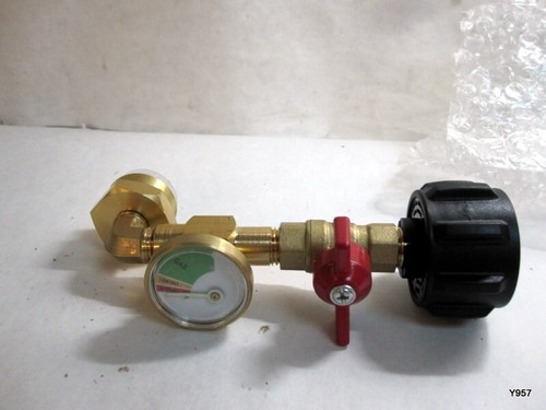 Propane Refill Adapter/Hose QCC1 Inlet Control Valve for 1Lb To 20Lb ...