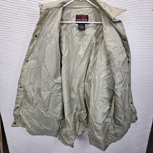 Giacca Sportiva Fubu Beige Uomo XXL Leggera Frangivento/Giacca Vintage Circa 1992 - Foto 6 di 16