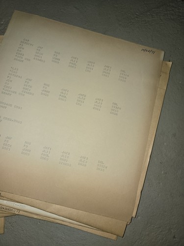 Old Computer Programing Papers SR16 | eBay
