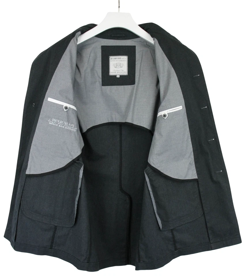 Camp David Coat 男式 (Eu) 52 纽扣 Polo 衫半拉链中号长 — 第 4/4 张图片