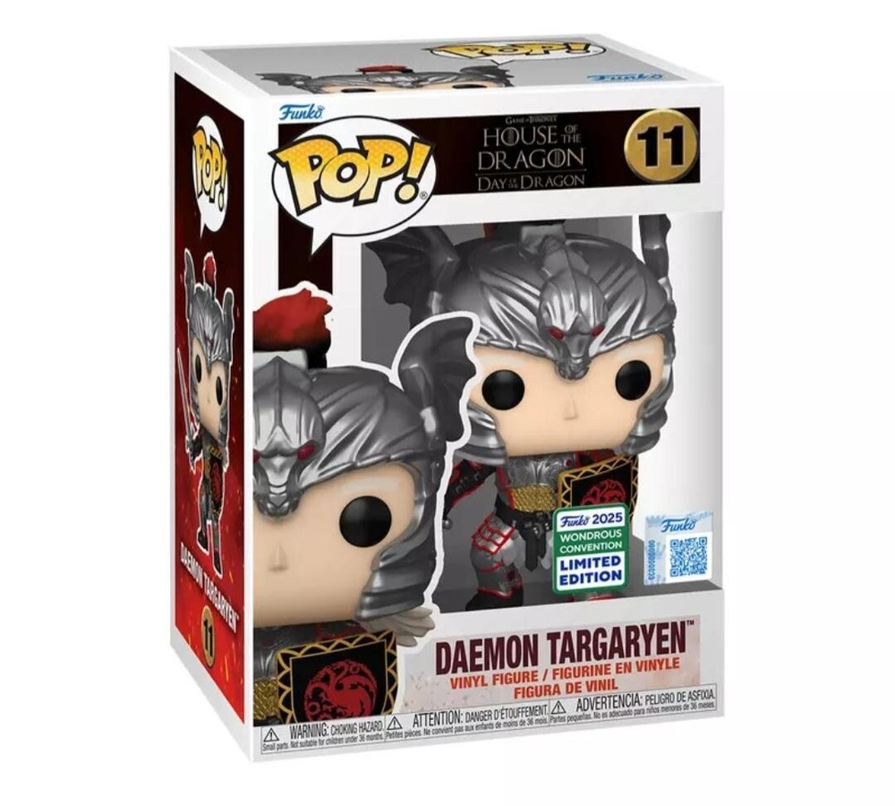 Funko Pop Daemon Targaryen WonderCon Shared Sticker Exclusive HotD  