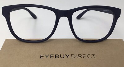 Eyebuydirect Milo 54-17-147 C2 Matte Navy Plastic Eyeglasses FRAMES ONLY L46