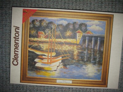Clementoni PUZZLE - CLAUDE MONET - BRÜCKE VON ARGENTEUIL - 300 TEILE 50,7x40,5cm