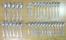 ONEIDA FLATWARE SPOONS FORKS LOT OF 35 FLORAL