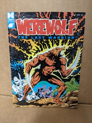 Werewolf the Last Warrior mini comic insert for Nintendo NES Data East