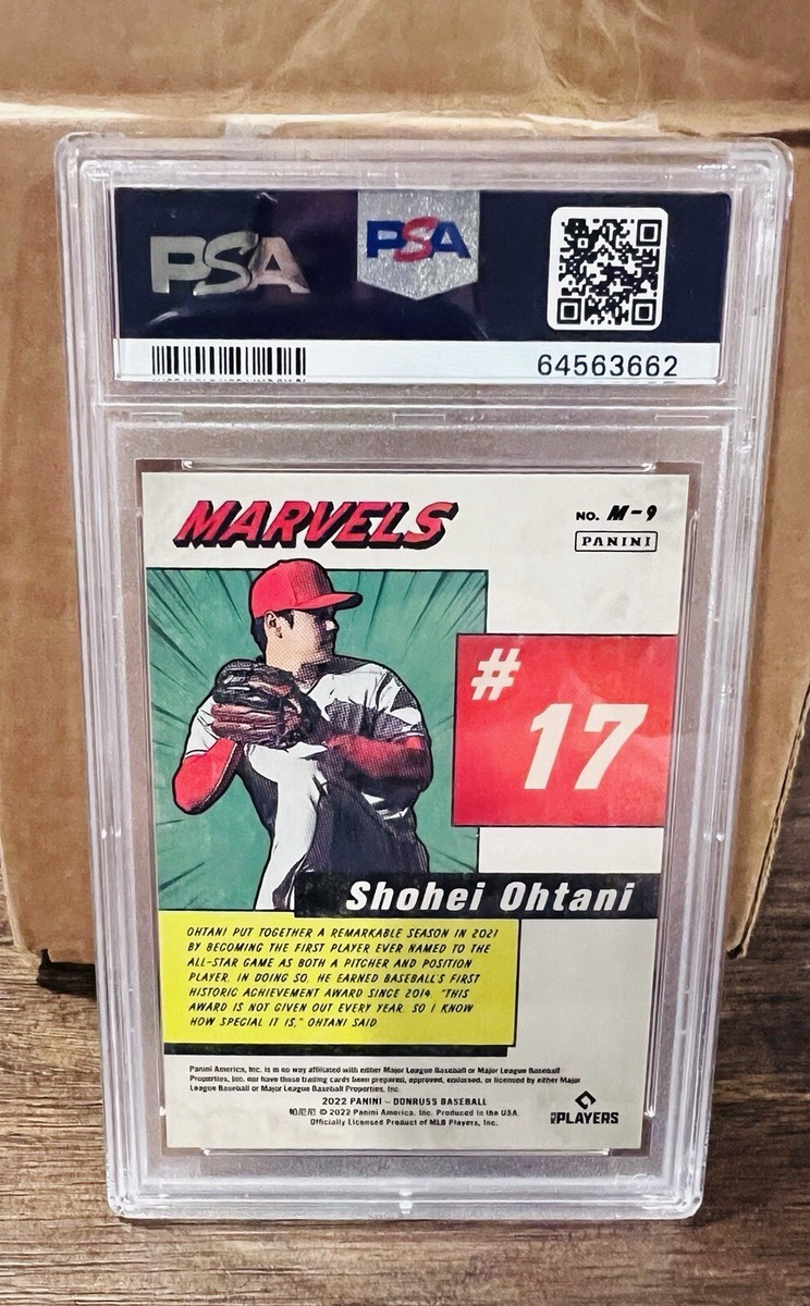 2022 Panini Donruss - Marvels Shohei Ohtani #M-9 /999 for
