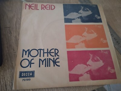 Neil Reid - Mother of Mine - TURKEY PRESSING  45 RPM VERY RARE