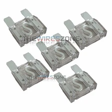 5 Pack of 80 Amp 80A Large Blade Style Audio Maxi Fuse for Car RV Boat Auto