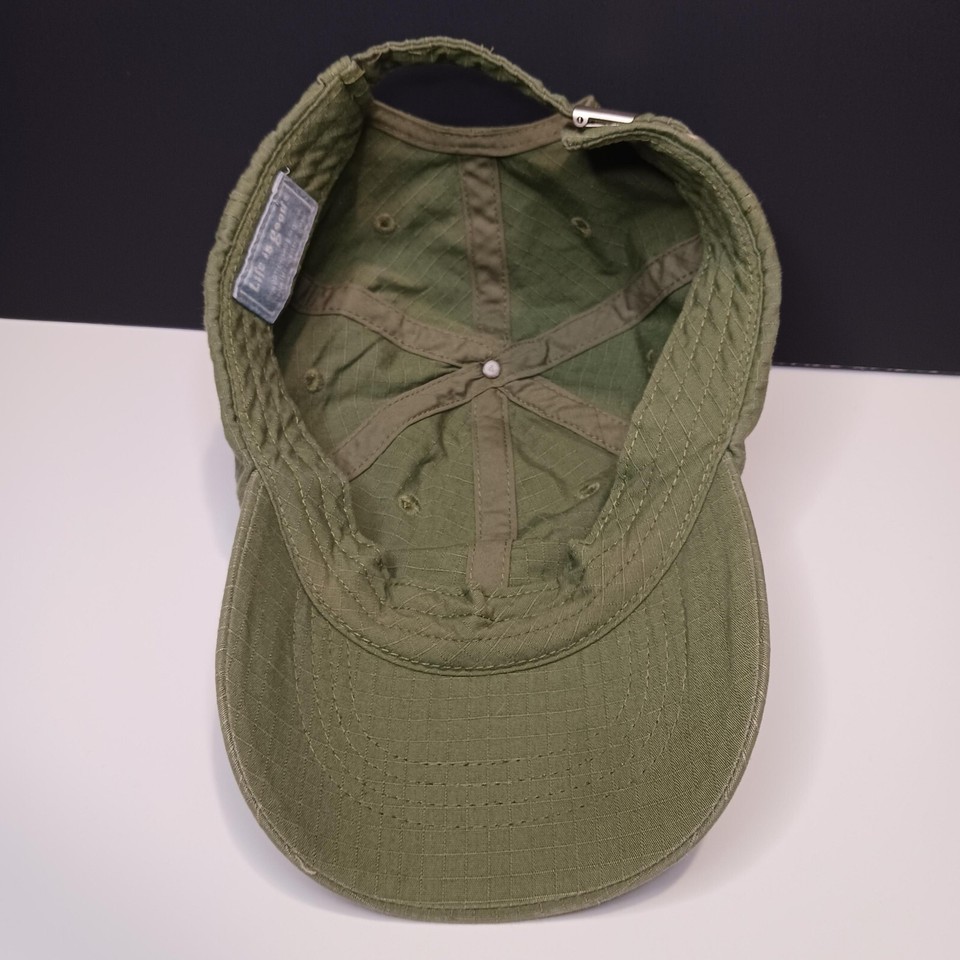 Life Is Good Hat Cap Adjustable Strapback Green Bike Logo Dad Hat eBay