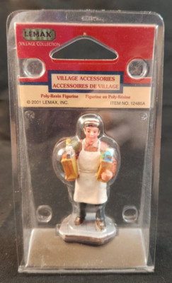 Lemax Village Collection Grocery Boy Figure #12485A - 2001 Holiday Accessory
