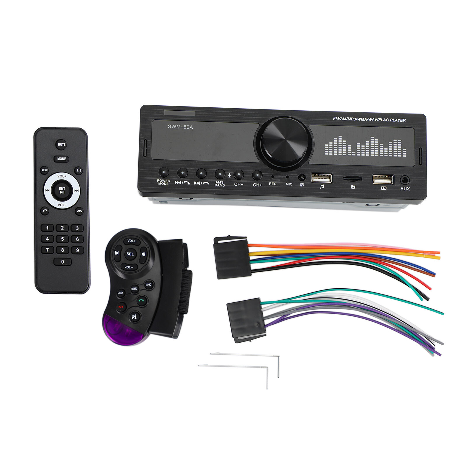 1din Car Stereo Radio Remote Control 