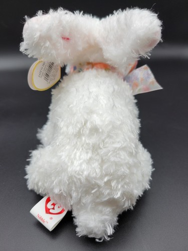 TY Beanie Baby - NIBBLE the Bunny (5 inches Tall) - Excellent Condition - Picture 6 of 14