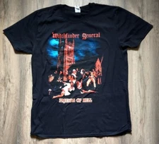 WITCHFINDER GENERAL - Friends of Hell  Black All Size T-Shirt AM565