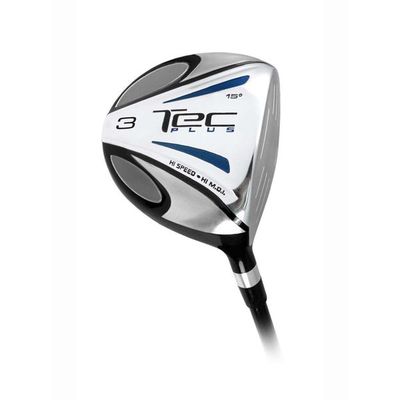 TEC+ FAIRWAY #3 WOOD MENS RIGHT 15 DEGREE GRAPHITE SHAFT; ALL SIZES +HEADCOVER