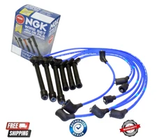 NGK 9090 Spark Plug Wire Set fits 89-94 Nissan Maxima 3.0L-V6