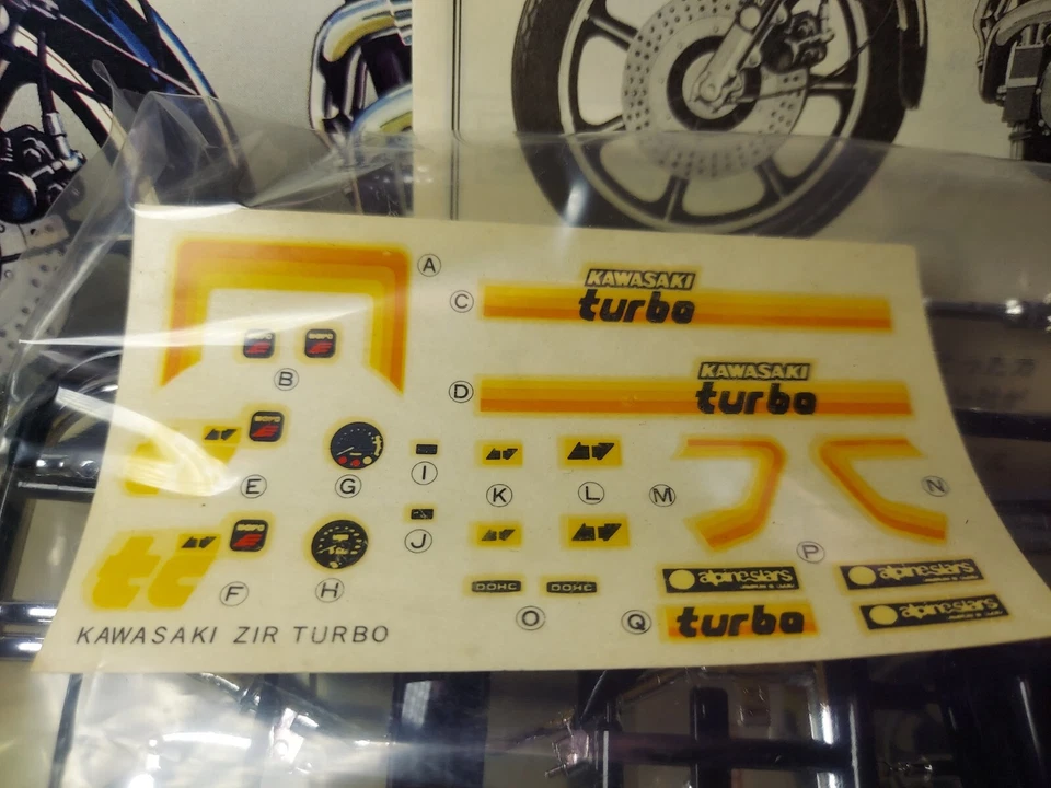 Union Model 1/15 scale Kawasaki Z1-R TC-II plastic model kit From Japan - Image 3 of 4