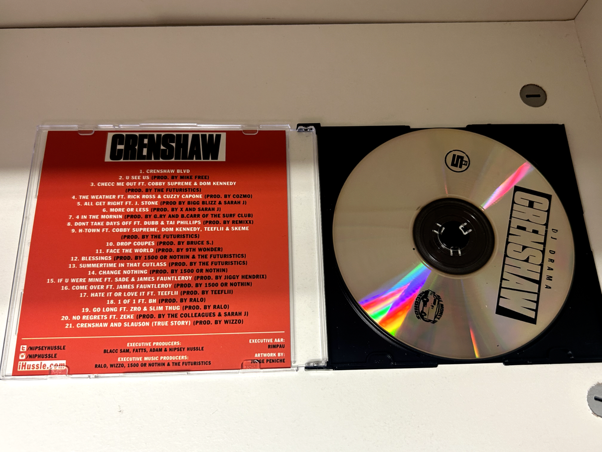 Nipsey Hussle ‎– Crenshaw 2LP レコード Nipsey Hussle
