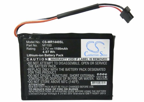 Batteria Sostitutiva Per Magellan RoadMate 1220, 1100mAh, 3.7V, Li-Po, Colore Nero. Ricambio Compatto Per Il Tuo Navigatore.