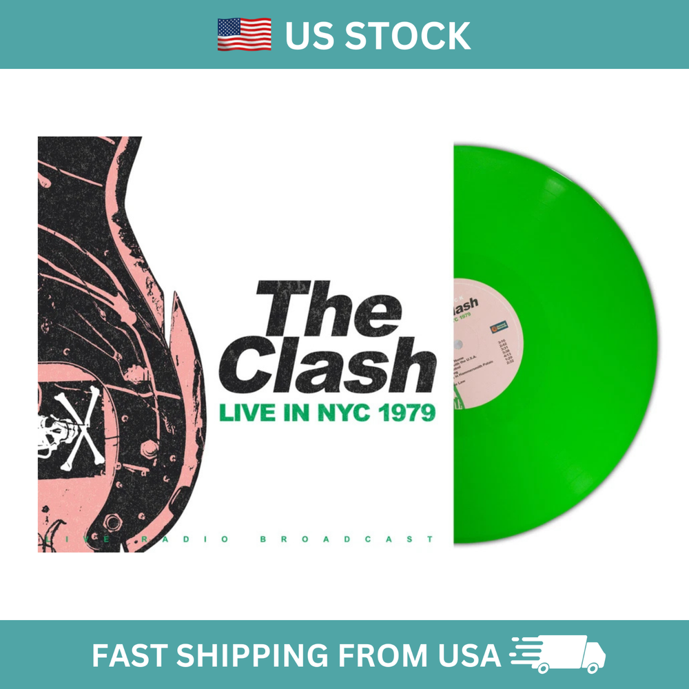 The Clash Live NYC 1979 Green Vinyl 12