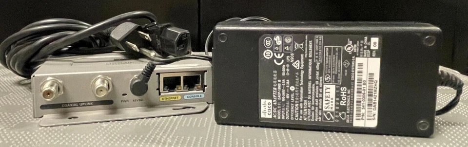 Cisco Aironet 1300 Power Injector LR2 (AIR-PWRINJ-BLR2) w/ 48V DC Power Adapter - Image 4 of 4